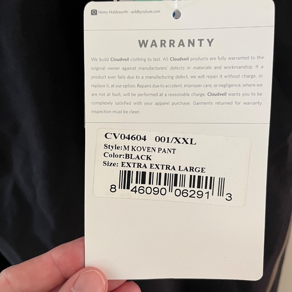 Cloudveil Snow Pant Bib NWT, Men's XXL - Picture 3 of 8